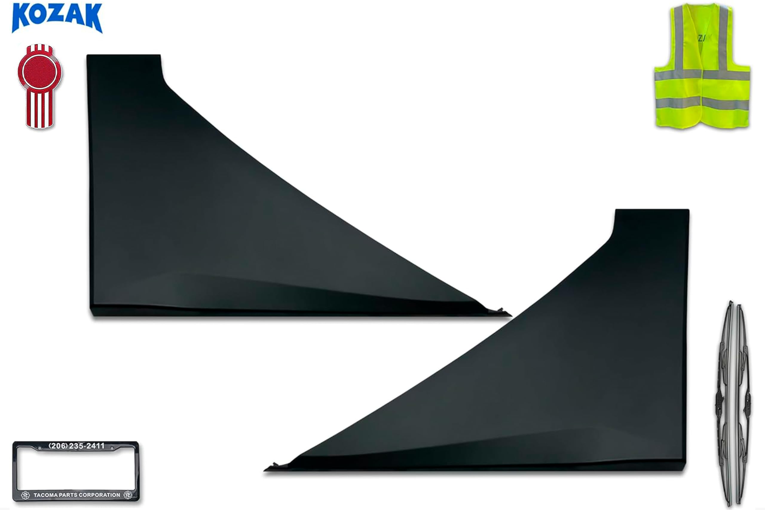AT様用 Center Bumper and Corners Spoiler Set 2022+ Kenworth T680